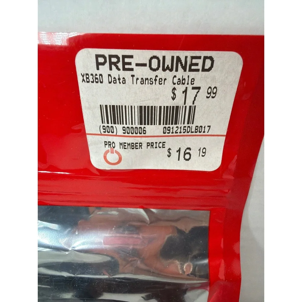 Microsoft Xbox 360 Hard Drive Transfer Cable Model 1499 Black Data Migration